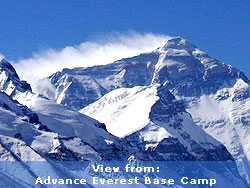 Everest base camp Tibet, views form Base camp, Everest Base camp trekking tour, Everest base camp tour.